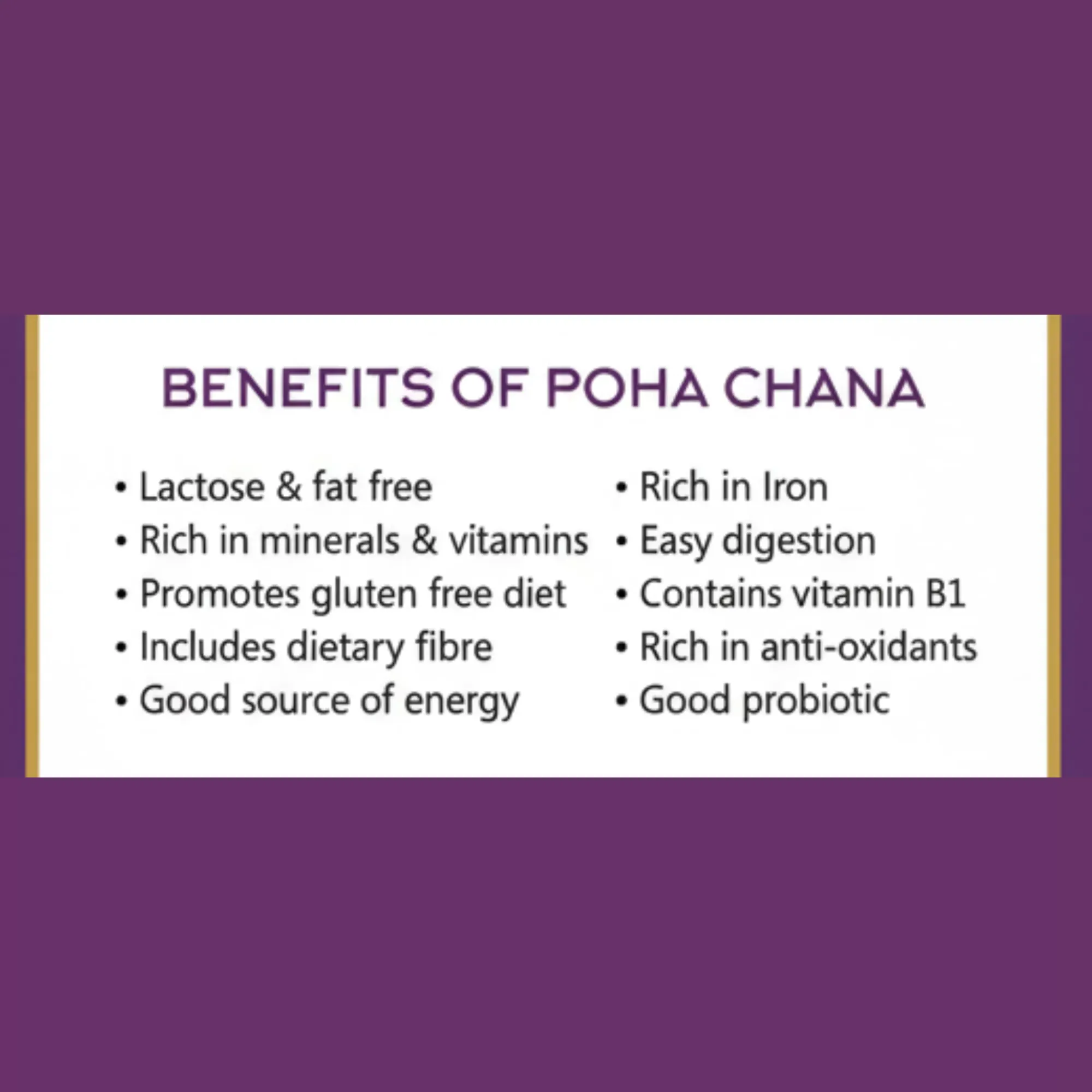 Khata Meetha Roasted Poha Chana Mixture